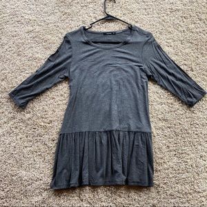 Grey quarter sleeve tunic